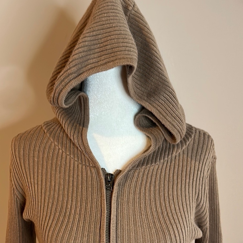Hollister Brown Ribbed Women's Cadigan Juniors size Xs - Picture 6 of 10